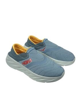 Hoka One One Ora Recovery Shoe 2 Mens 14 Sneakers Slip On Blue Orange